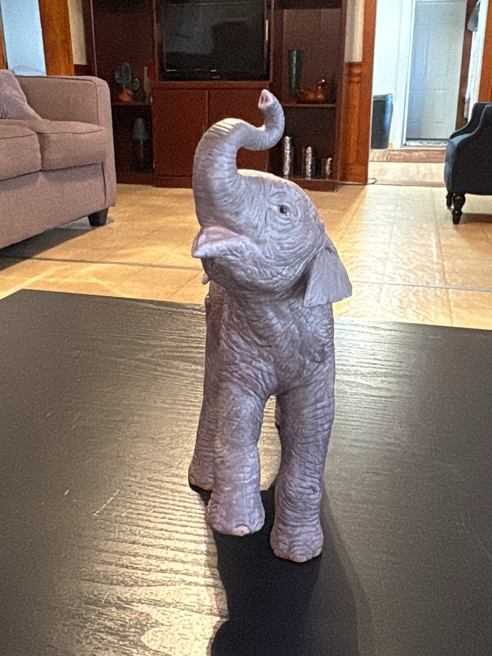 Lenox Gray Elephant Sculpture Figurine